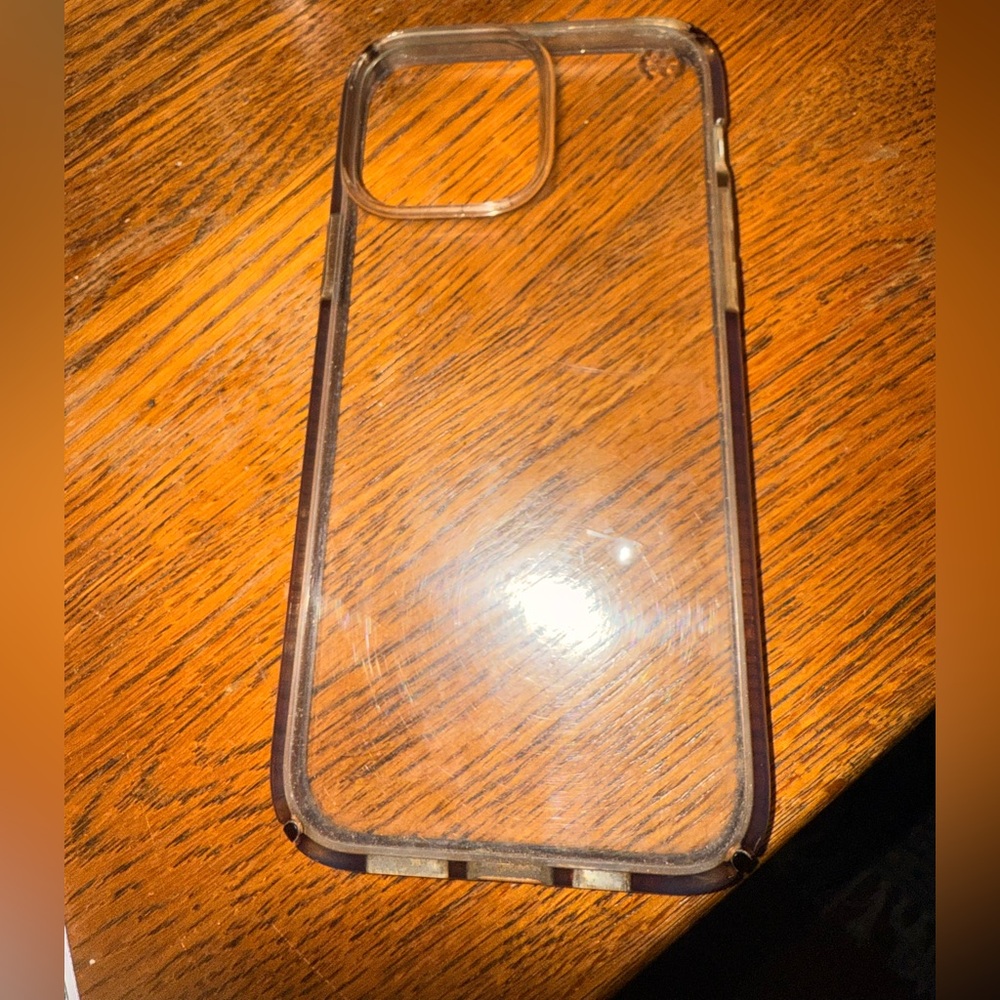 Transparent Phone Case with Black Edges